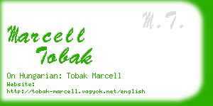 marcell tobak business card